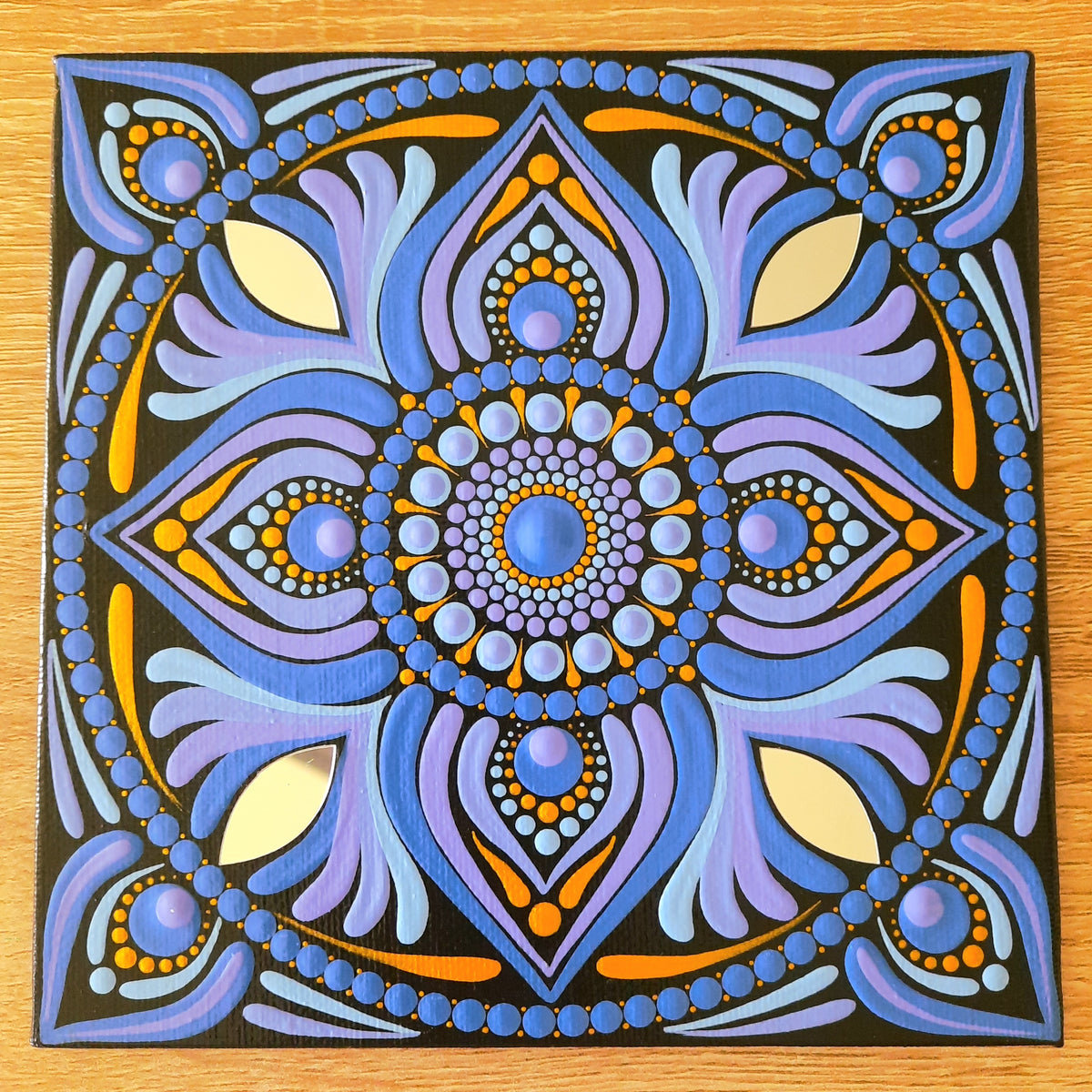 6" Periwinkle Mandala