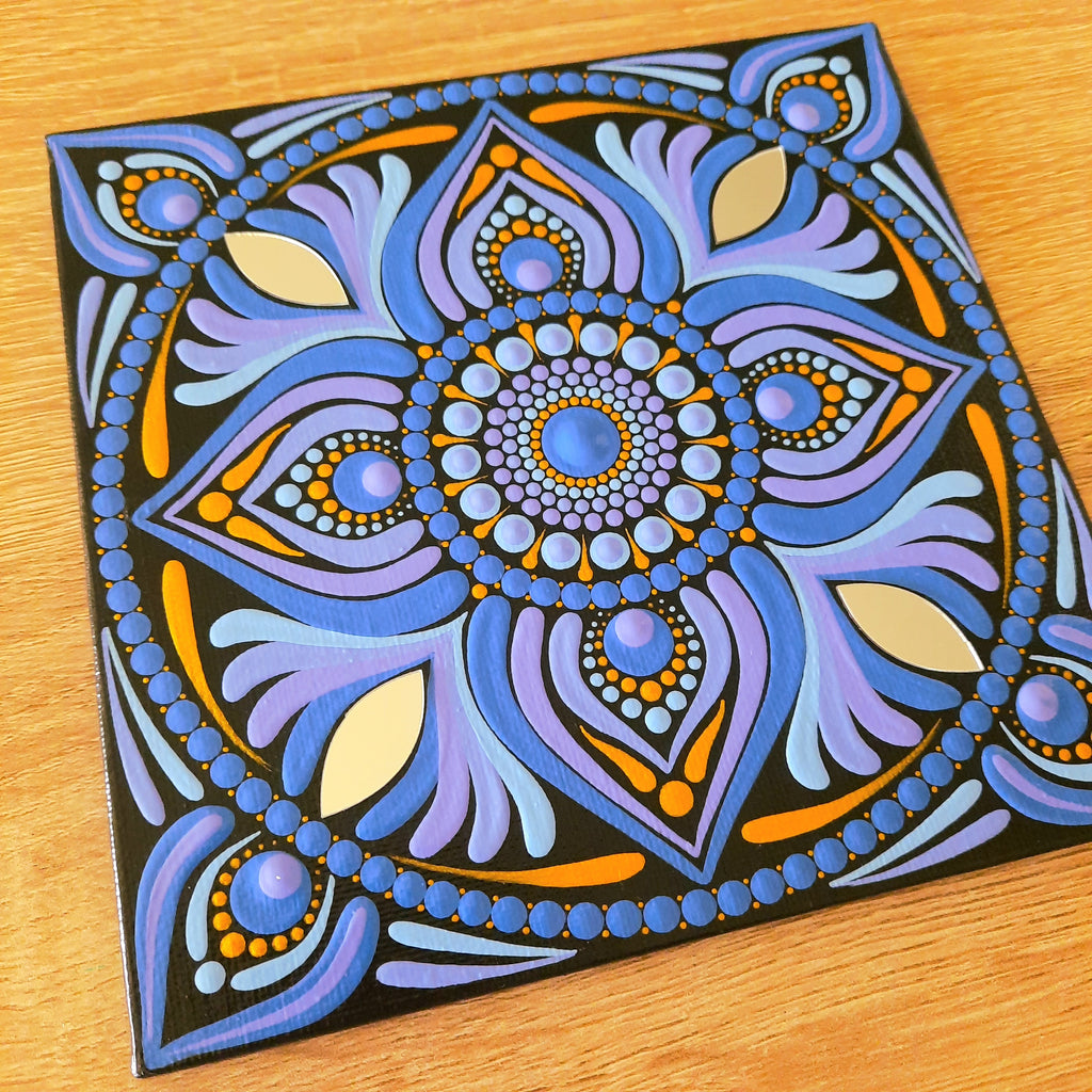 6" Periwinkle Mandala