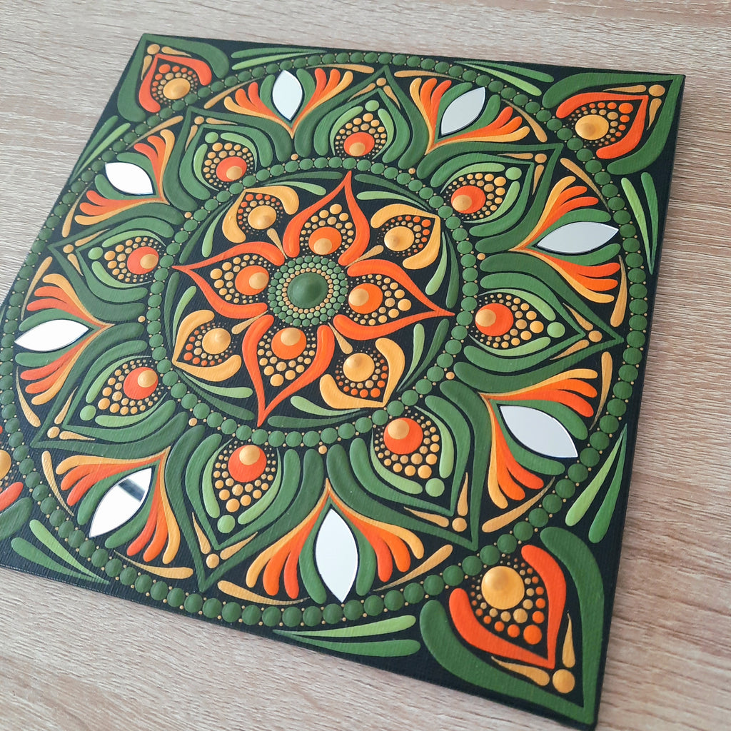 8" Retro Mandala