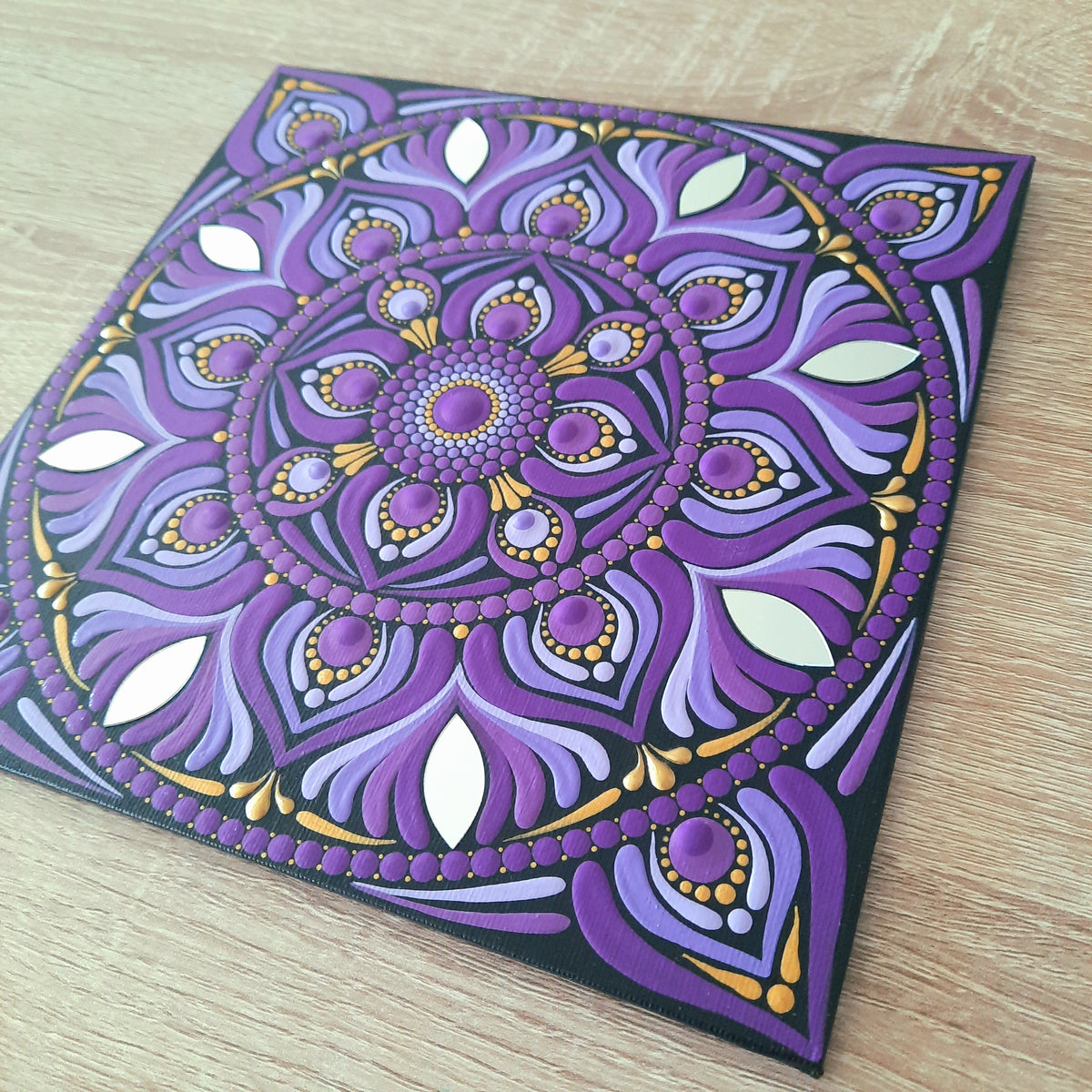 8" Purple Mandala