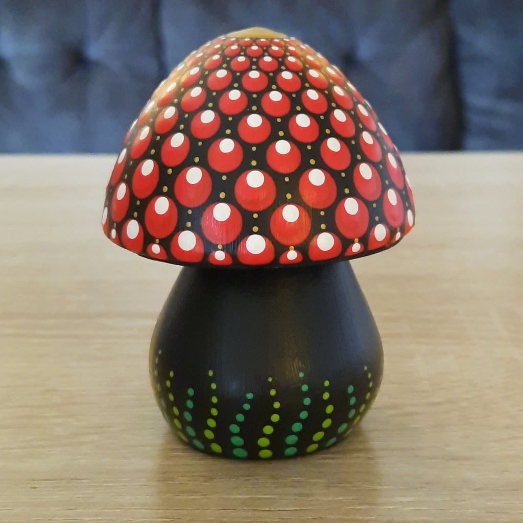 Small Red Cap Mushroom