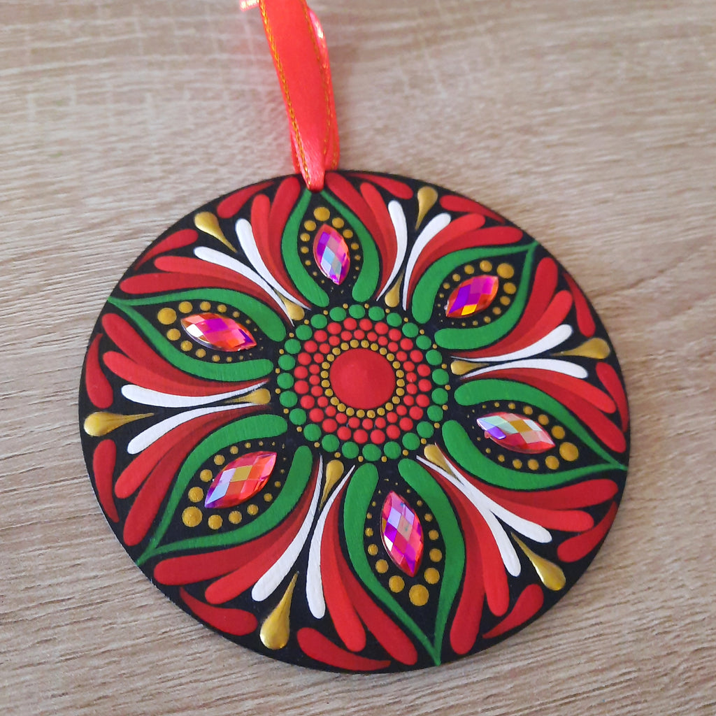 Holiday Mandala Ornament