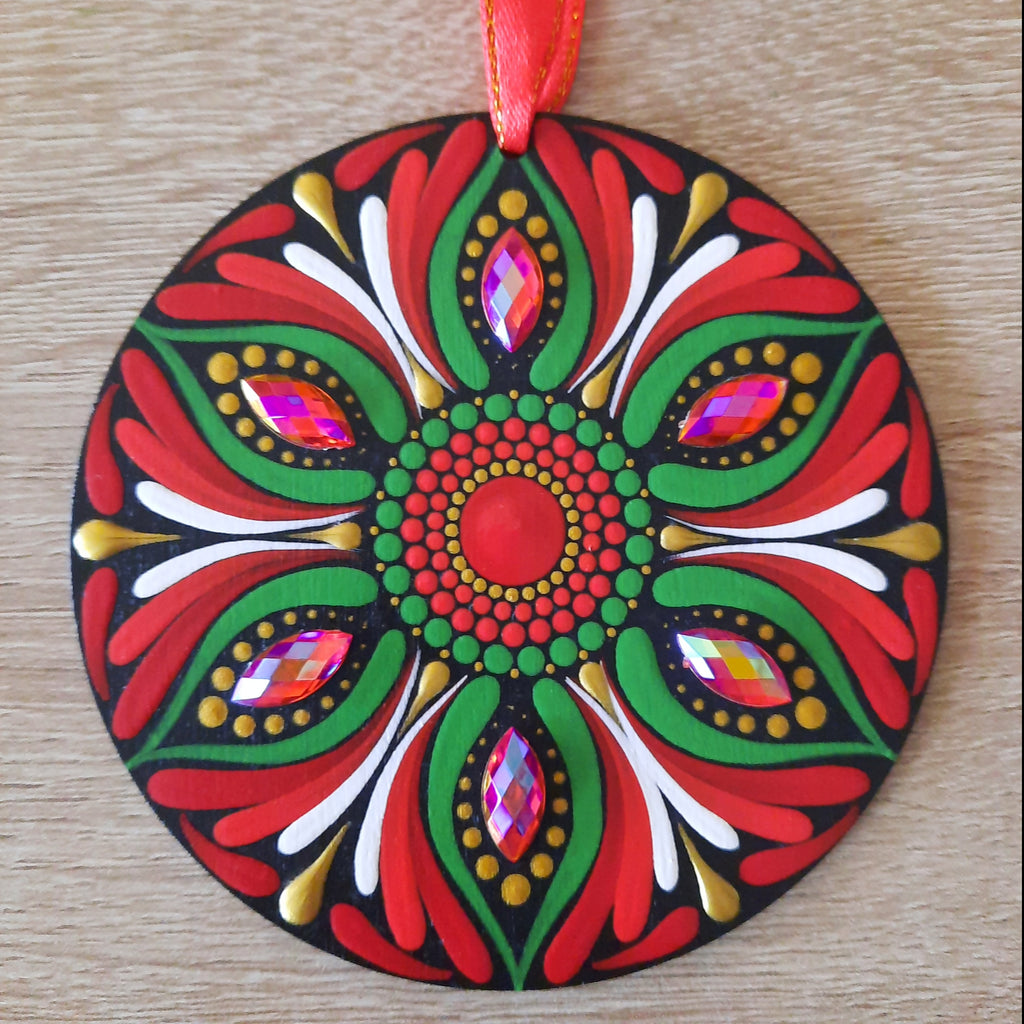 Holiday Mandala Ornament