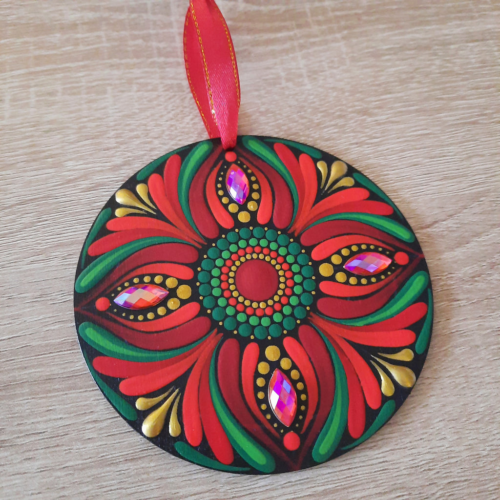 Holiday Mandala Ornament