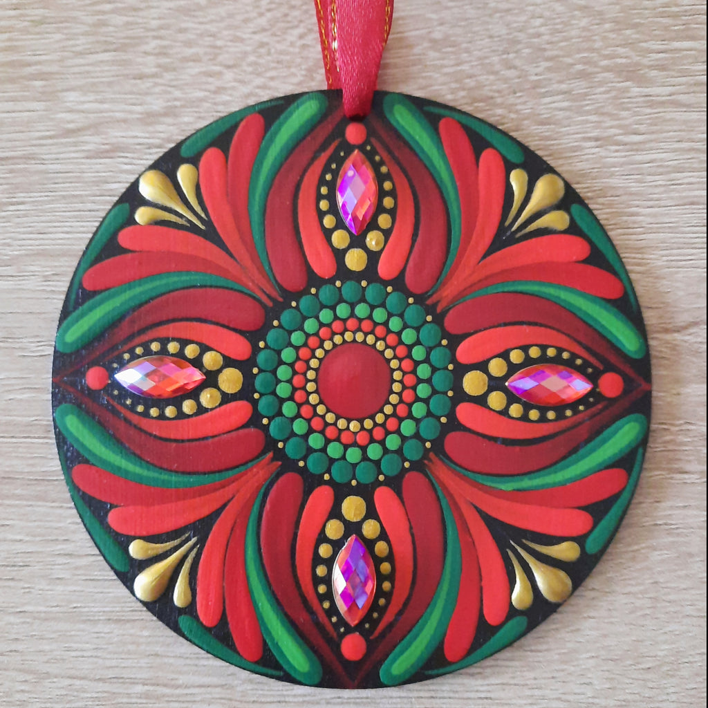 Holiday Mandala Ornament