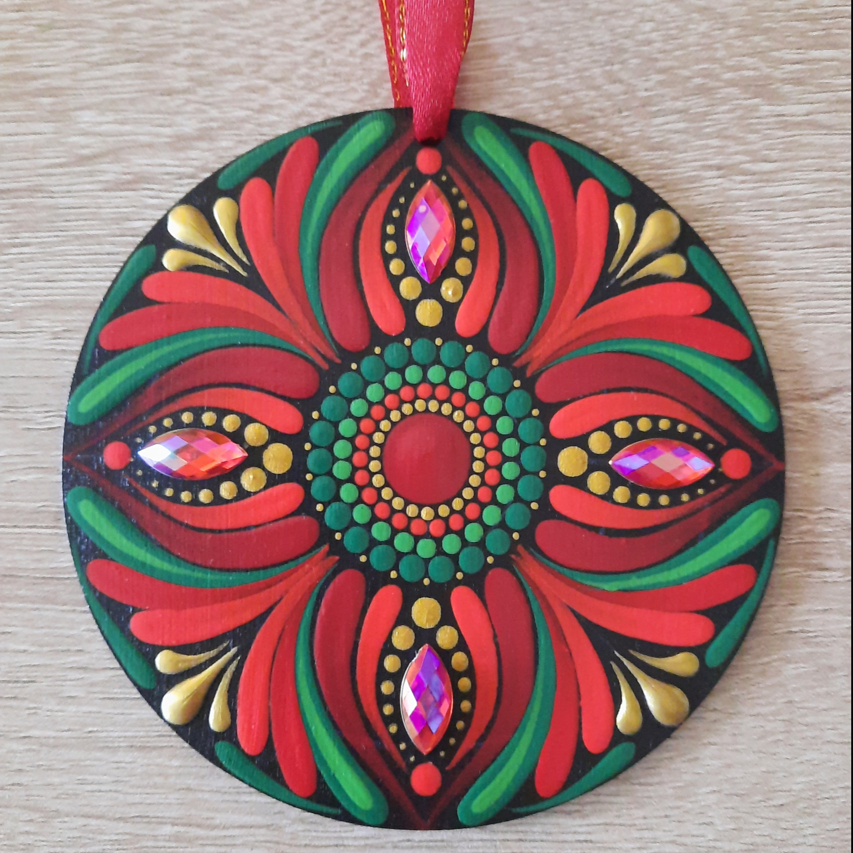 Holiday Mandala Ornament