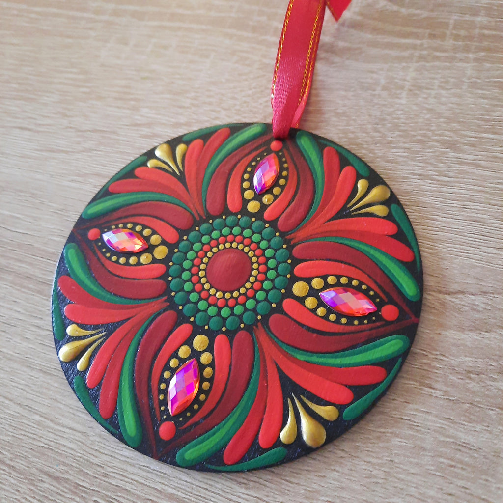 Holiday Mandala Ornament