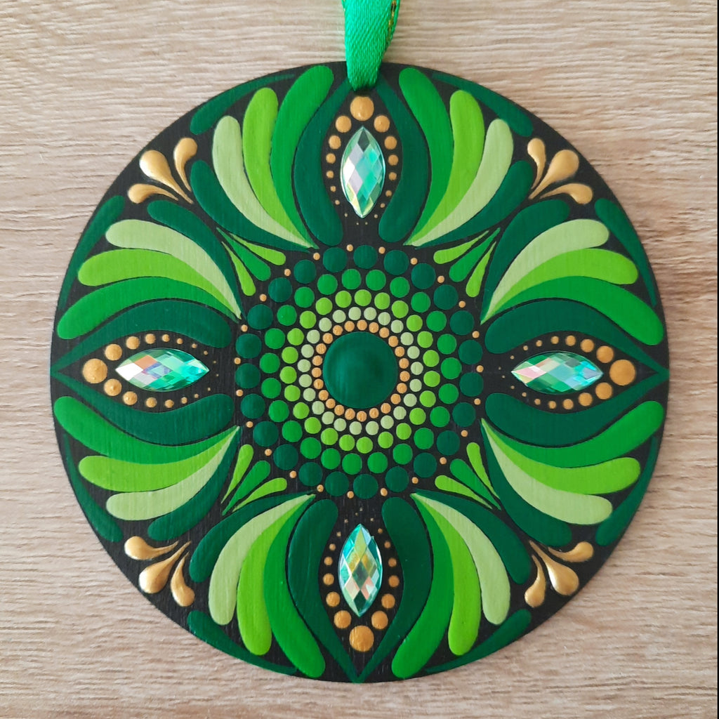Green Mandala Ornament
