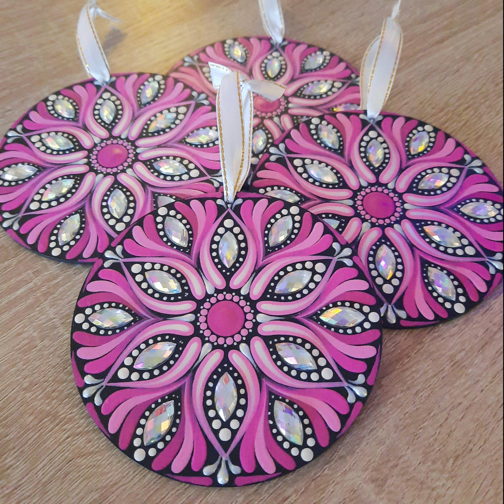 Pink Mandala Ornament