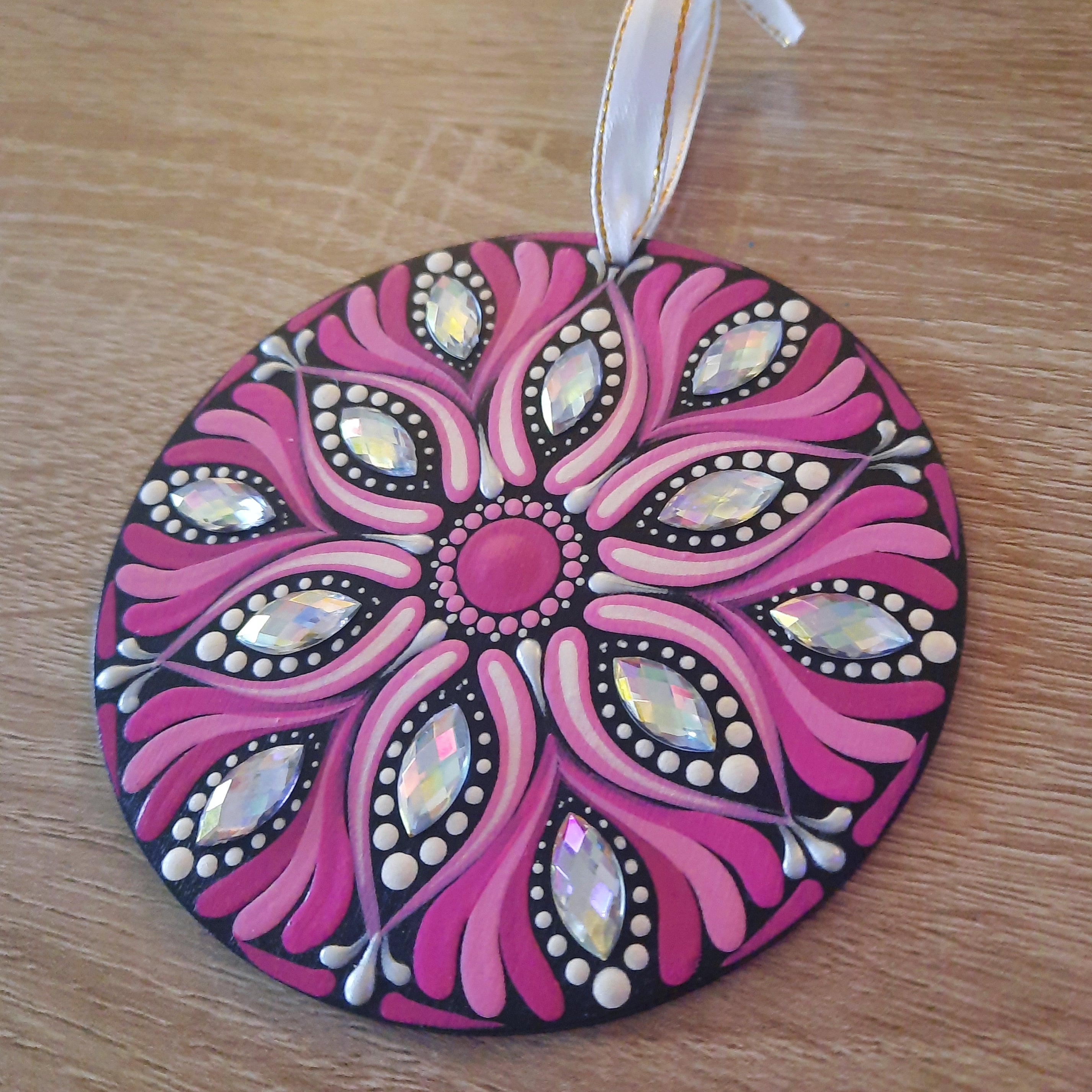 Pink Mandala Ornament