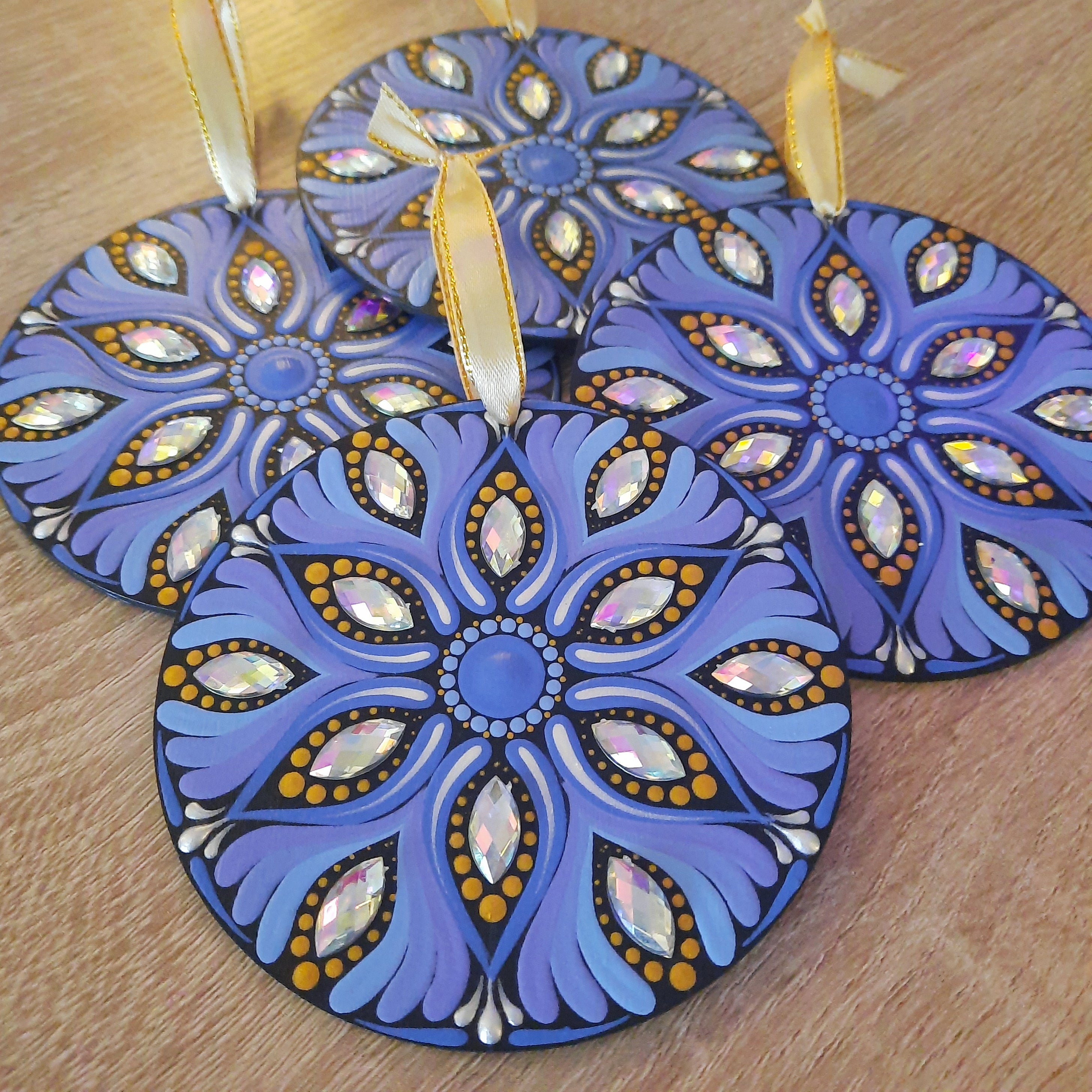 Periwinkle Mandala Ornament