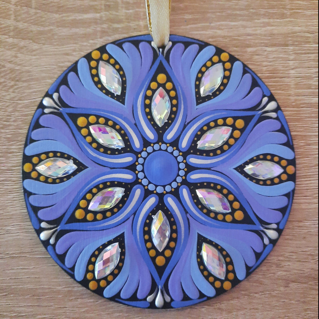 Periwinkle Mandala Ornament
