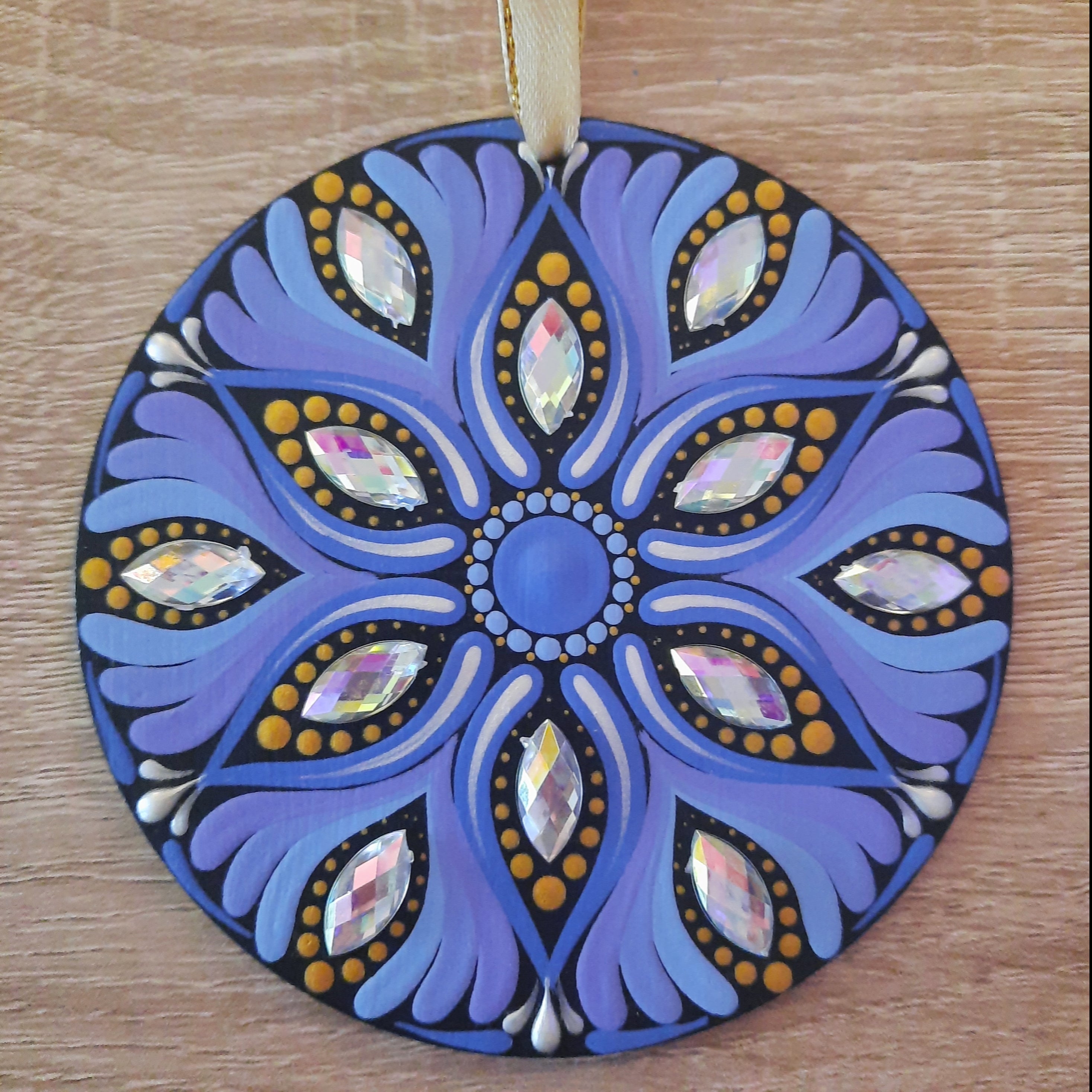 Periwinkle Mandala Ornament