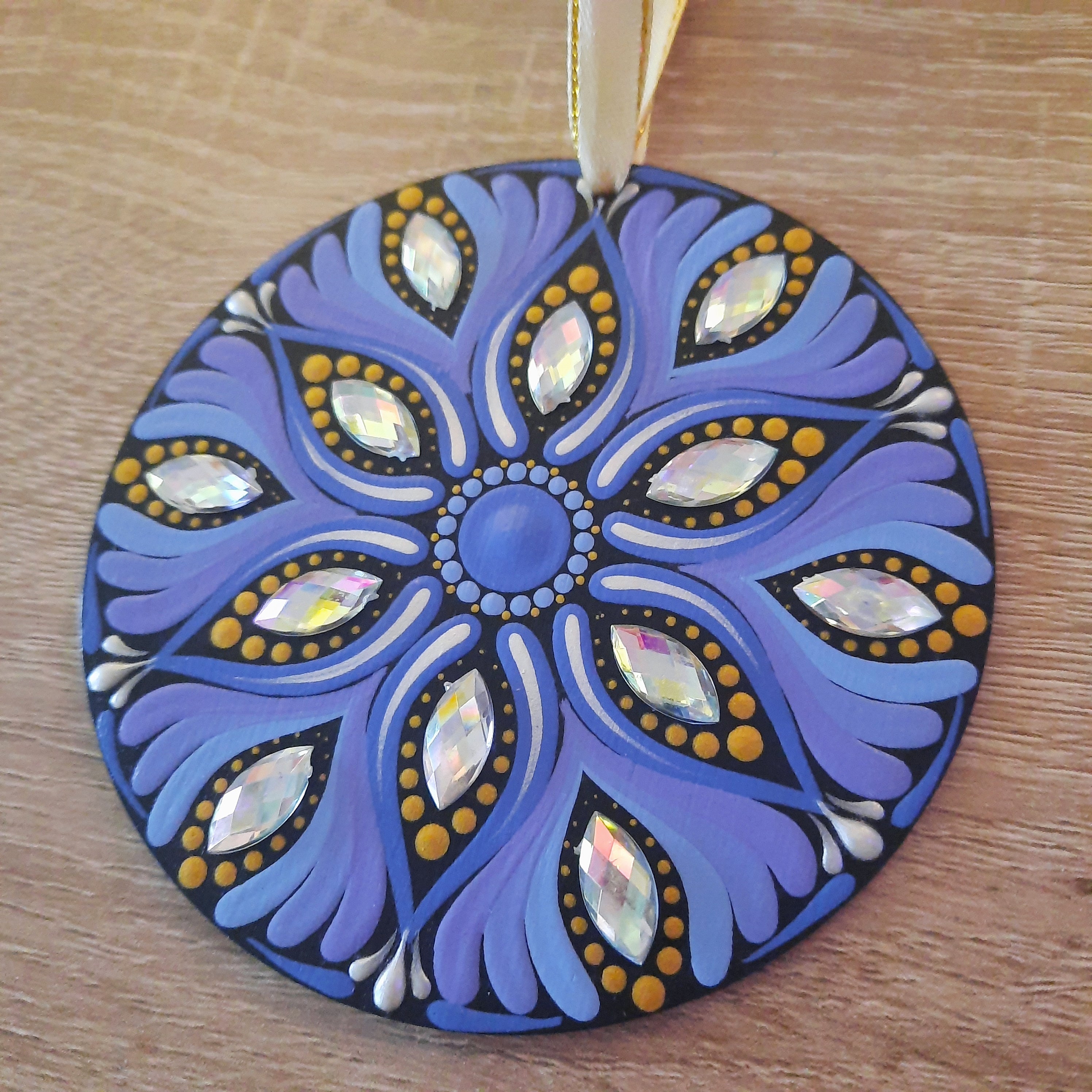 Periwinkle Mandala Ornament