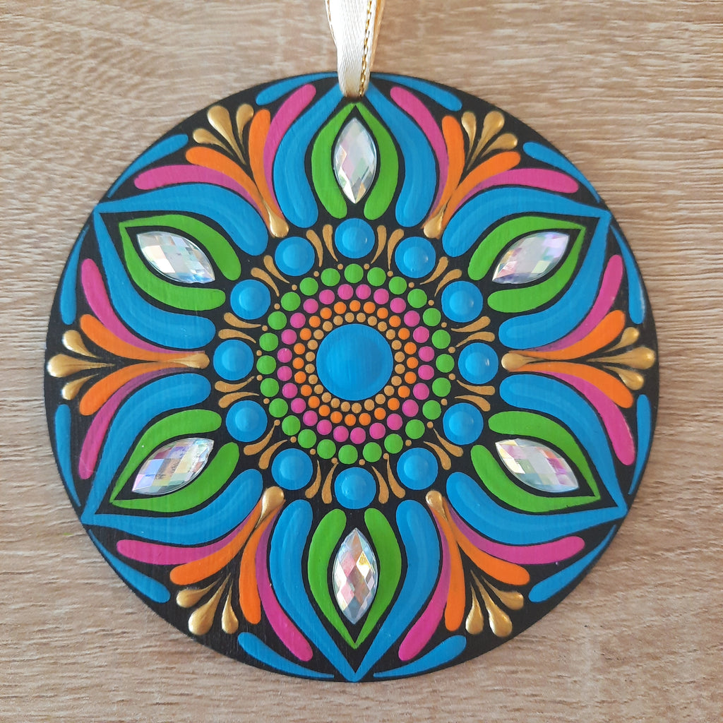 Psychedelic Mandala Ornament