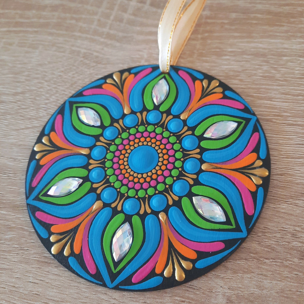 Psychedelic Mandala Ornament