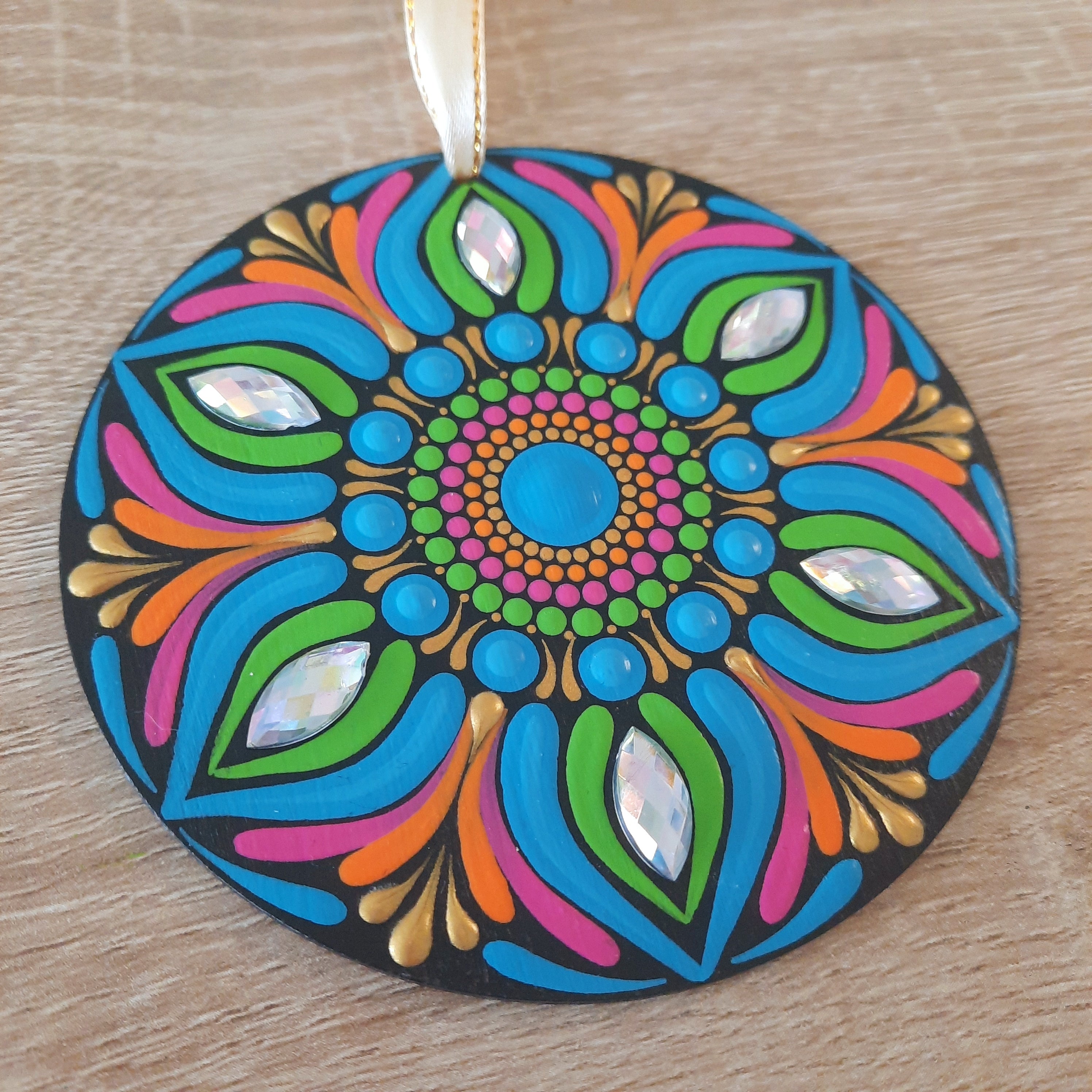Psychedelic Mandala Ornament