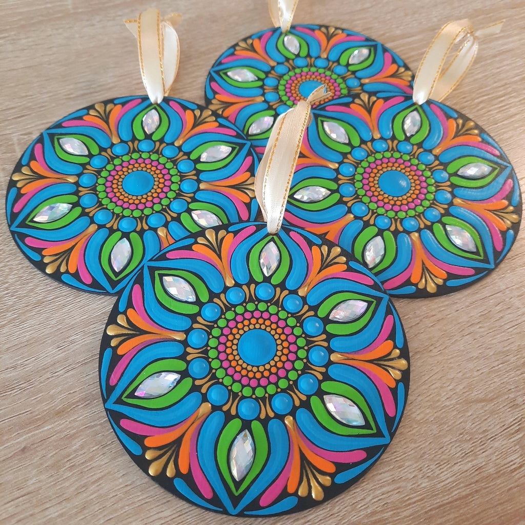 Psychedelic Mandala Ornament