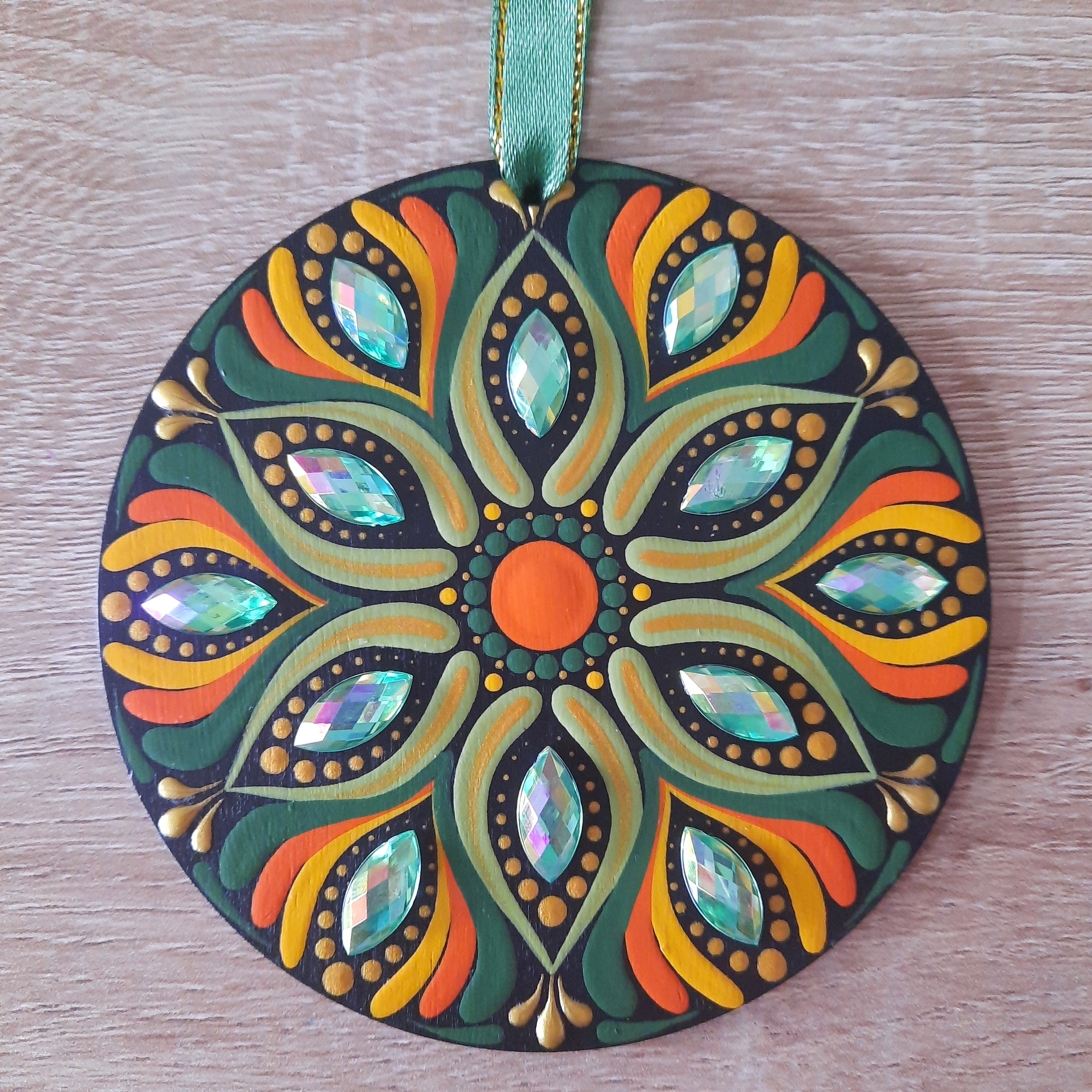 Retro Mandala Ornament