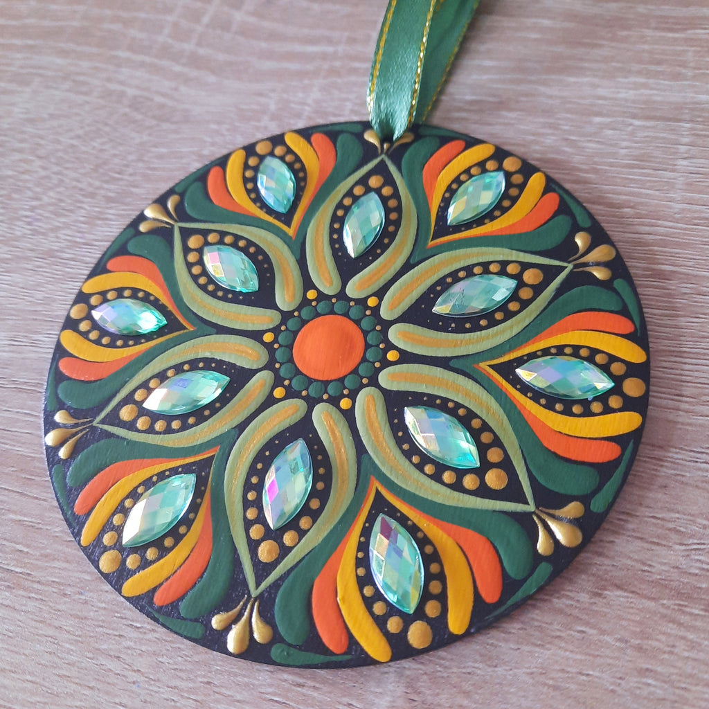 Retro Mandala Ornament