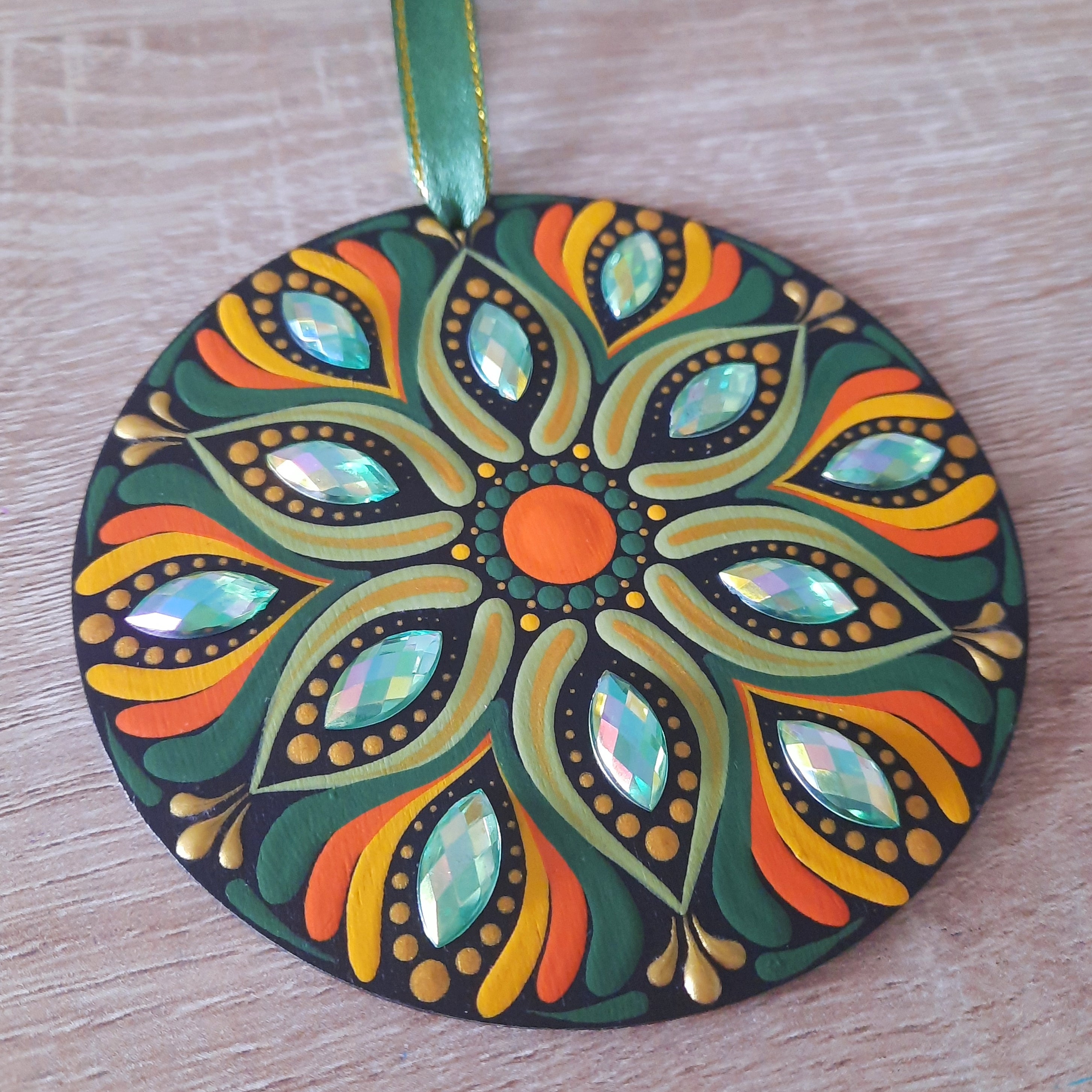 Retro Mandala Ornament