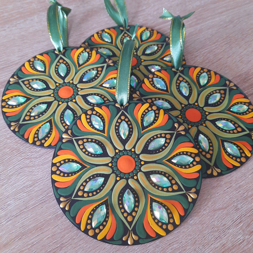 Retro Mandala Ornament