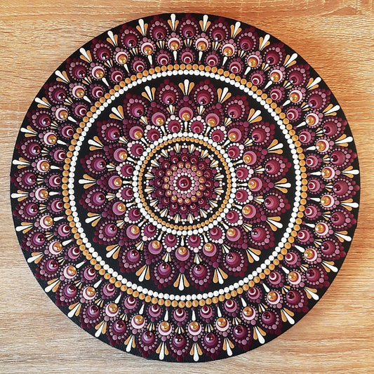 12" Berry Plum Mandala