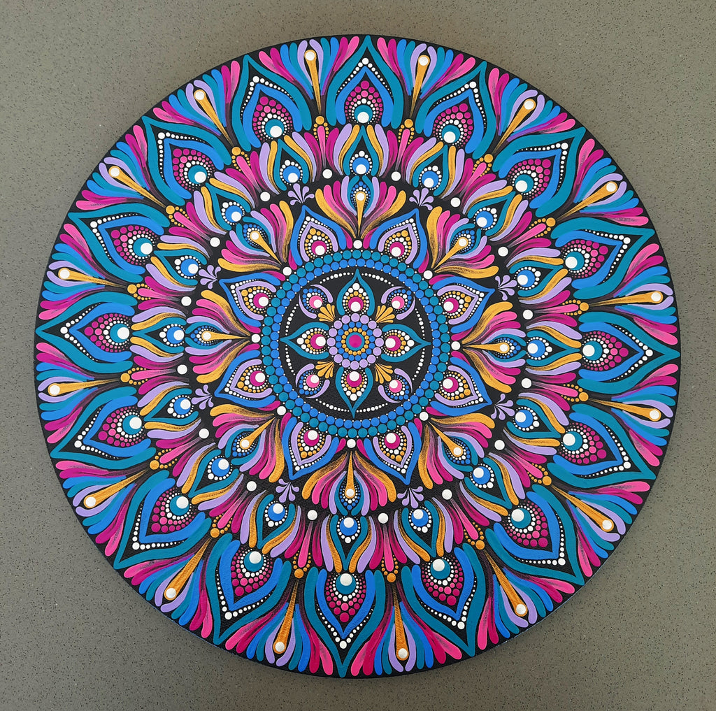 16" Multi-Colored Mandala