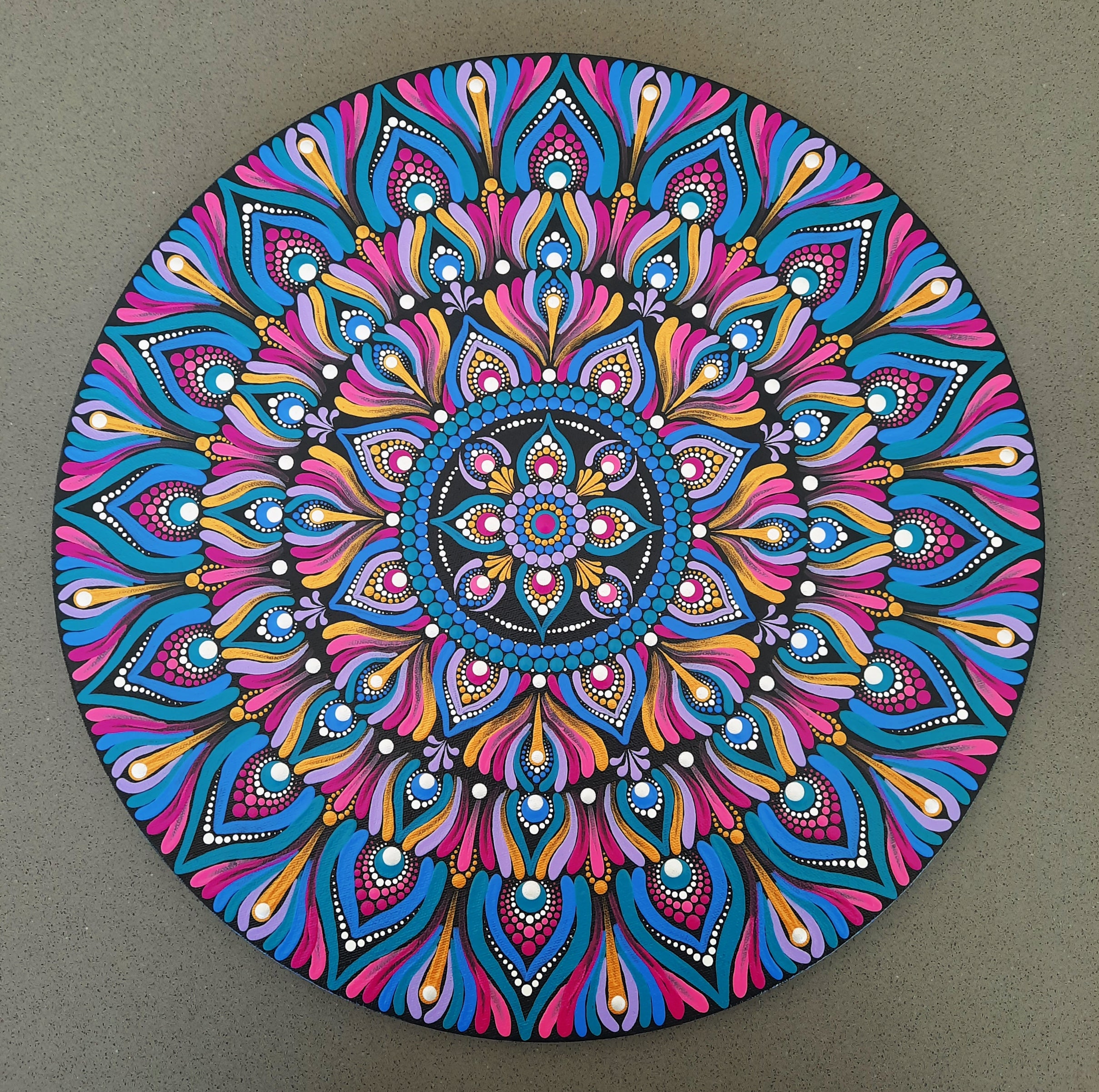 16" Multi-Colored Mandala