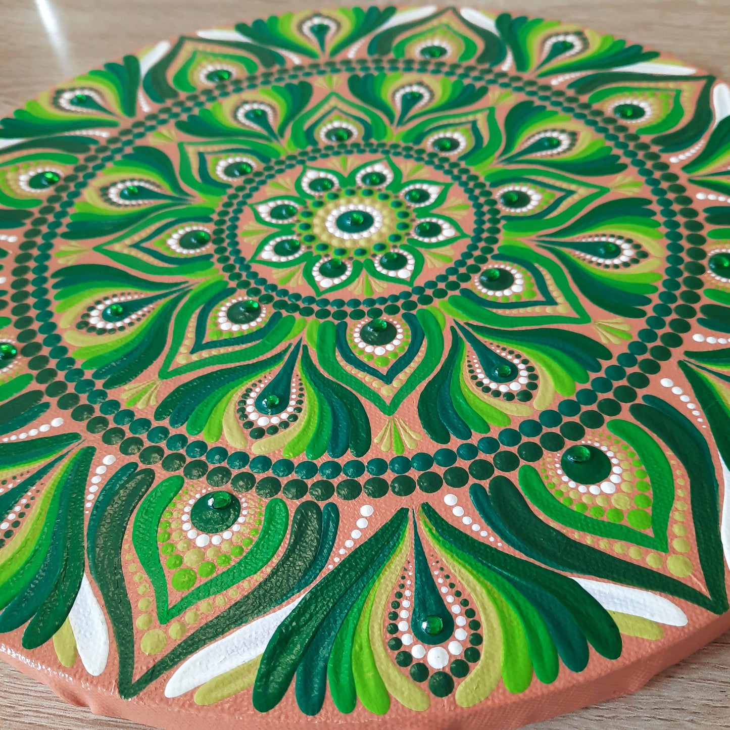 *12" Green Mandala